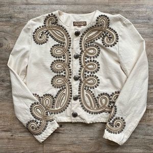 Double D Ranch Studded Embroidered Jacket *Flawed*